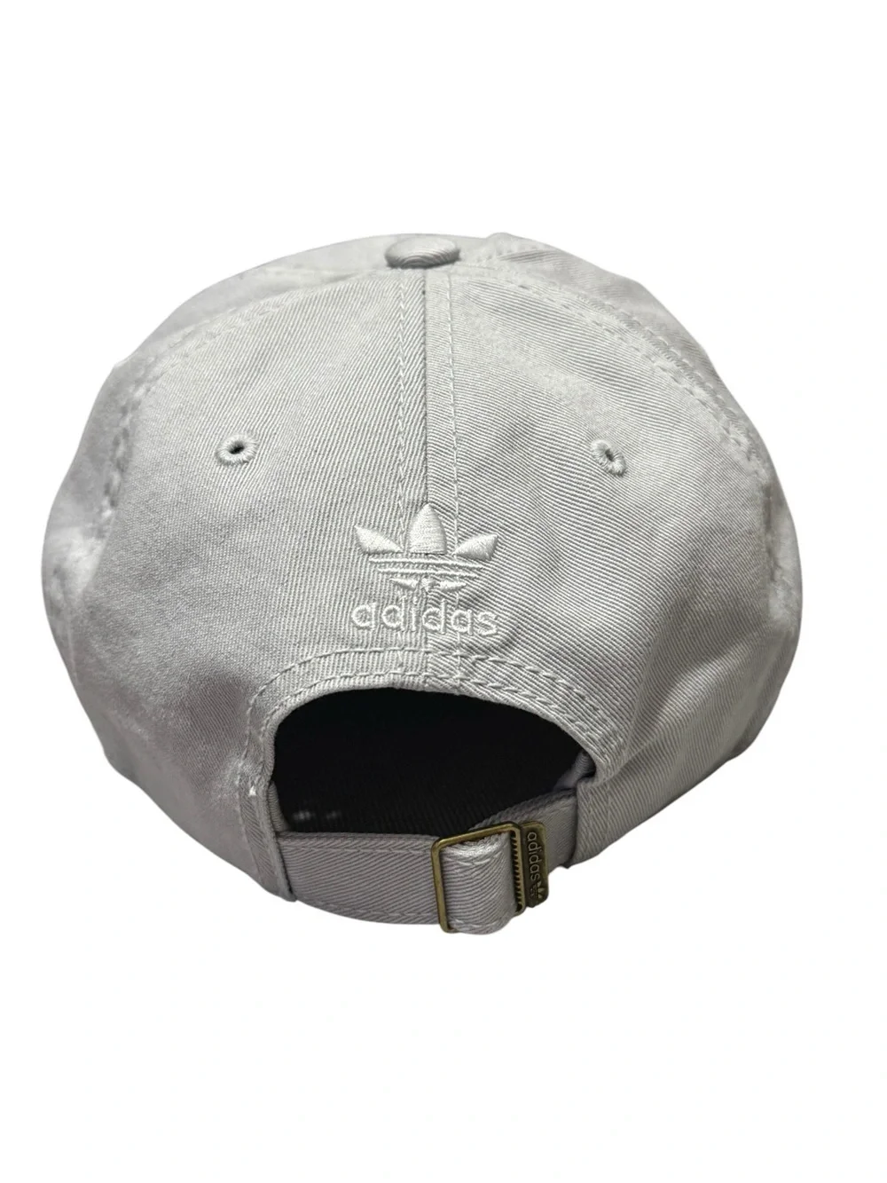 ADIDAS Trefoil Dad Hat OS Light Gray NWOT